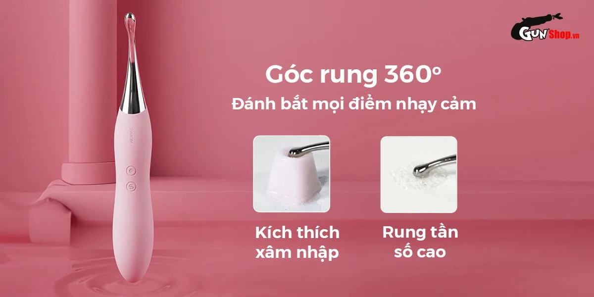 Máy massage Svakom Beatrice 2 đầu rung đa năng kích thích điểm G — ảnh 4