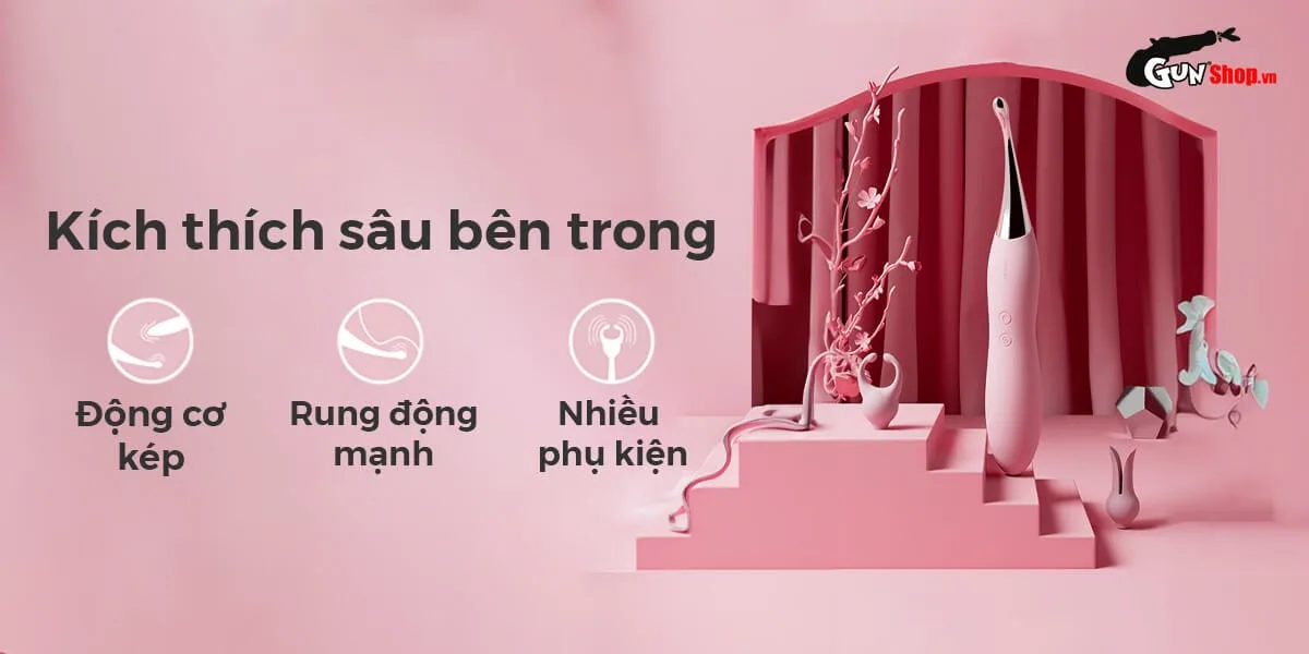 Máy massage Svakom Beatrice 2 đầu rung đa năng kích thích điểm G — ảnh 5