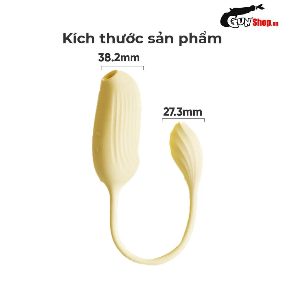 Máy massage Svakom Zemalia Bobo 2 đầu massage rung hút mạnh — ảnh 2