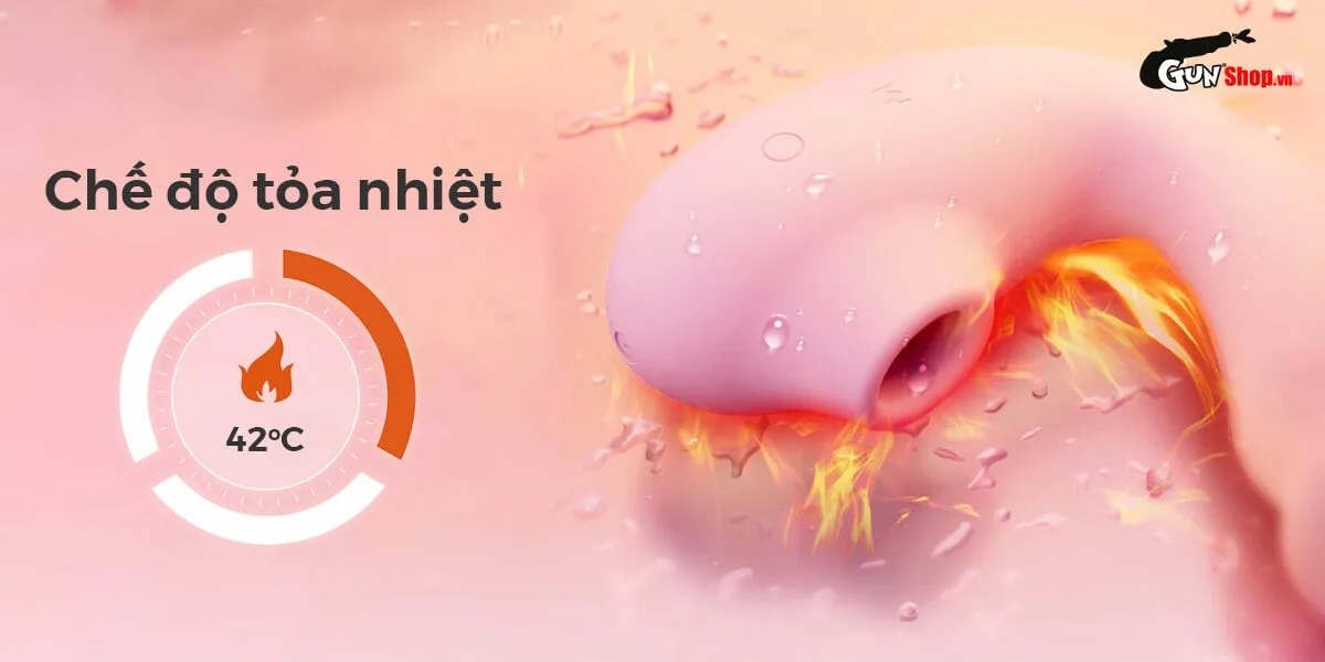 Máy massage Svakom Zemalia Tana 2 đầu rung nóng kích thích cực đỉnh — ảnh 5