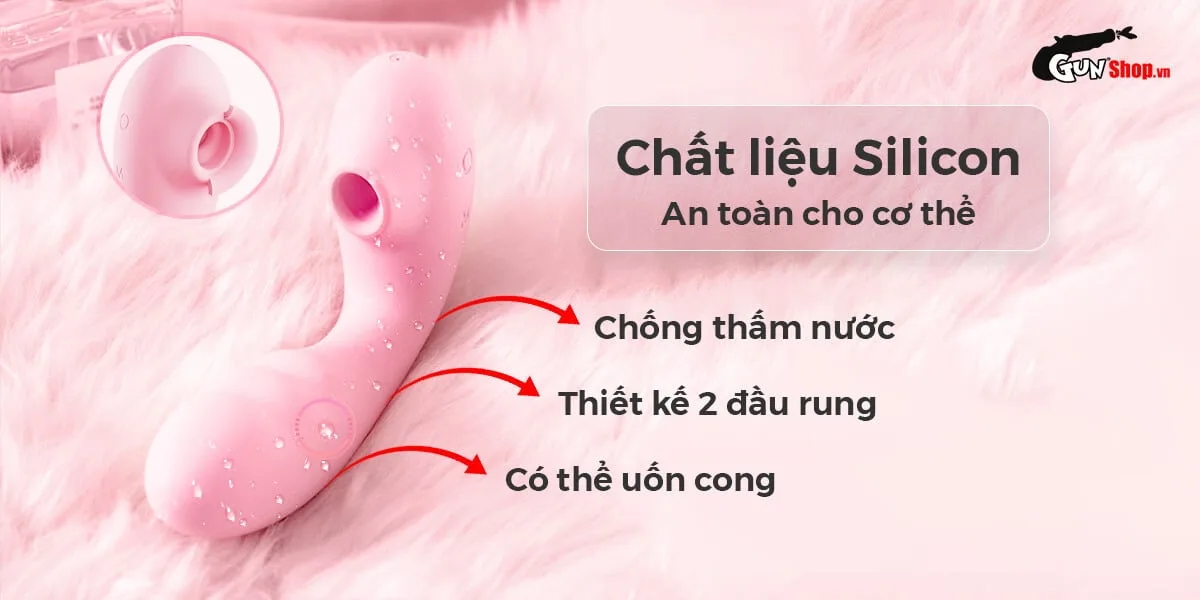 Máy massage Svakom Zemalia Tana 2 đầu rung nóng kích thích cực đỉnh — ảnh 6