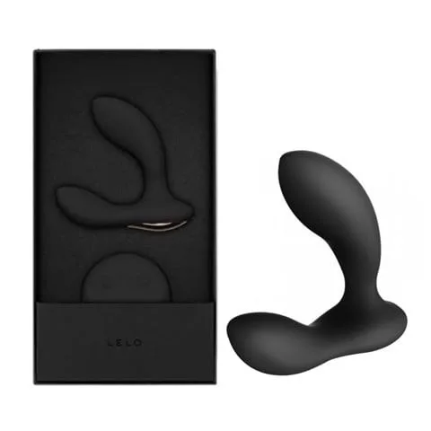 Máy massage tuyến tiền liệt Lelo Hugo 2 nhánh 8 chế độ rung sạc tiện lợi