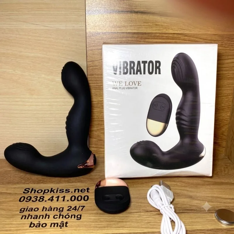 Máy Massage Tuyến Tiền Liệt Hậu Môn Anal Plug Rung 10 Chế Độ – Điều Khiển Từ Xa We Love — ảnh 9