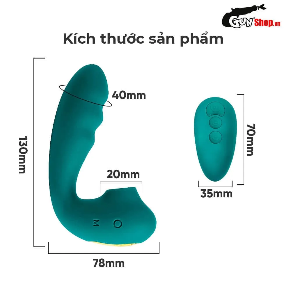 Máy massager 2 đầu Svakom Zemalia Tana rung mút điểm G kích thích — ảnh 3