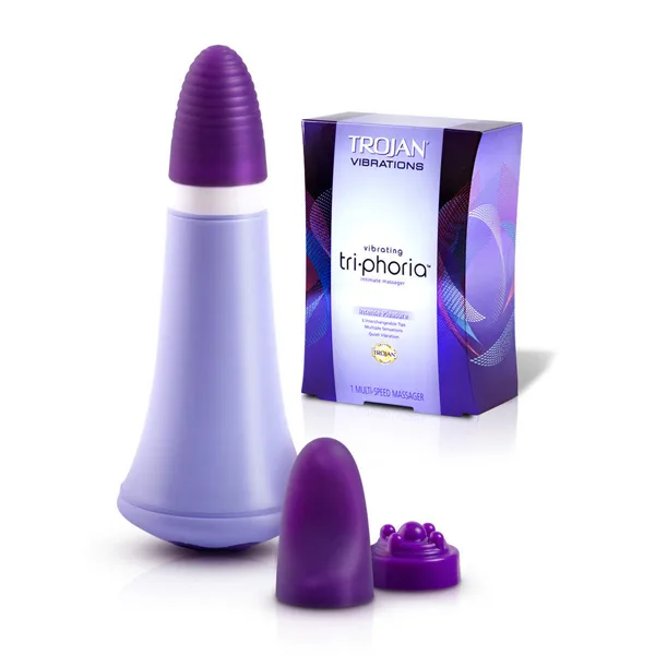 Máy mát xa 3 đầu Trojan Tri·Phoria chất lượng cao kích thích điểm G — ảnh 3