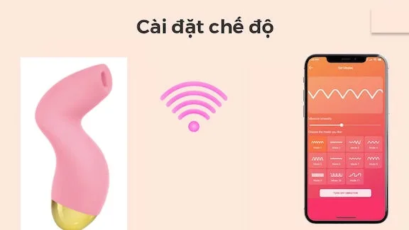 Svakom Pulse Pure Máy Massage Âm Vật Điều Khiển Qua App Công Nghệ Sóng Âm Svakom Pulse Pure Máy Rung Âm Vật App Sóng Âm Tăng Khoái Cảm — 1. Điều khiển thủ công (Manual Mode)
