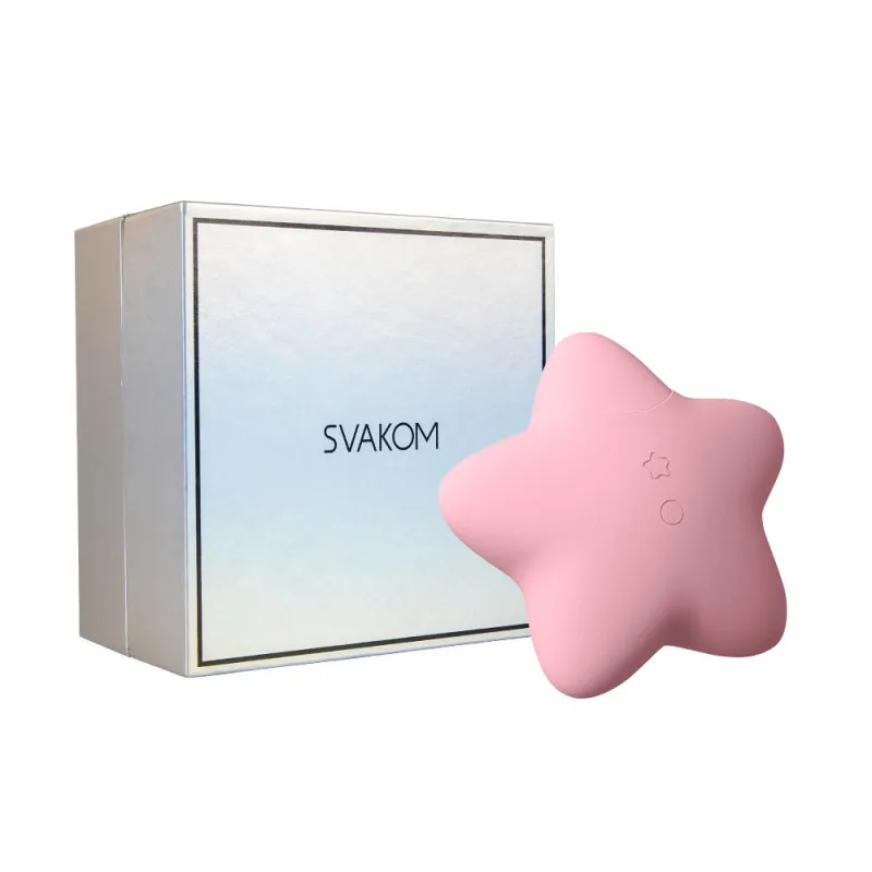 Máy rung bút hút Svakom Peach Star ngôi sao cao cấp kích thích mạnh