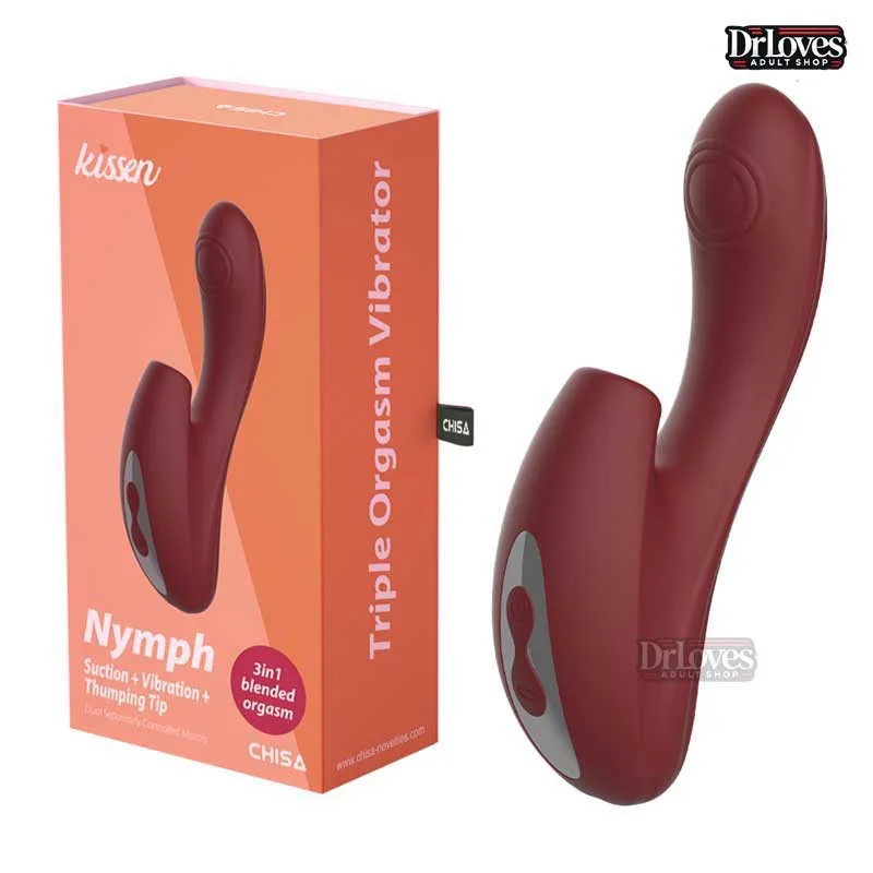 Máy Rung Kissen Nymph 3in1 Hút Rung Kích Thích Mạnh Mẽ