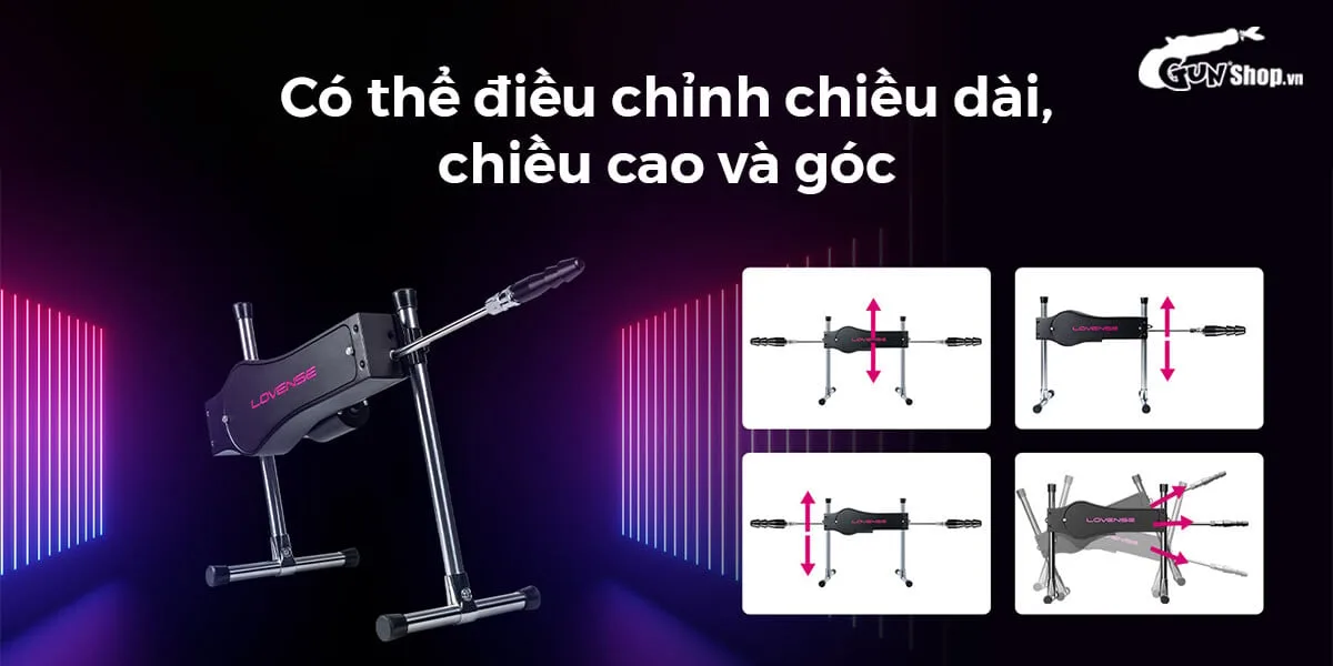Lovense Sex Machine tự động rung thụt 2 đầu điều khiển điện — hình 5