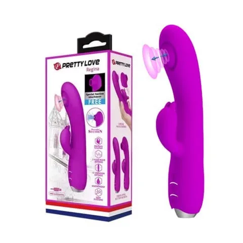 Máy rung massage 2 đầu sạc điện Pretty Love Regina siêu kích thích