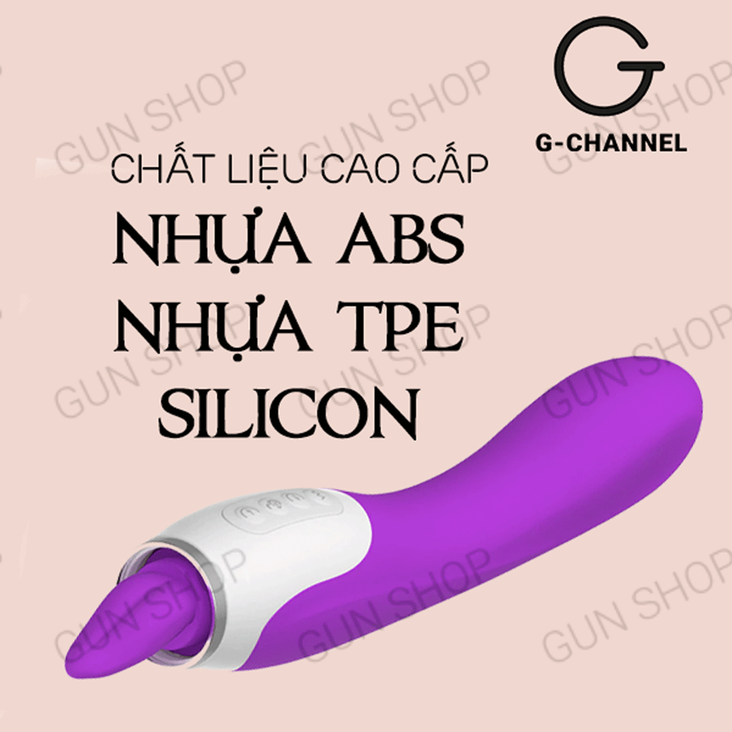 Máy rung massage kích thích âm đạo 2 đầu rung có lưỡi giả hút liếm 17 chế độ - Wistone — ảnh 4