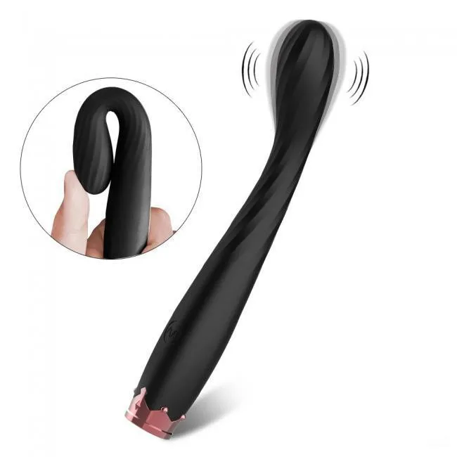 Máy rung silicon mềm dẻo mát xa điểm G tăng khoái cảm