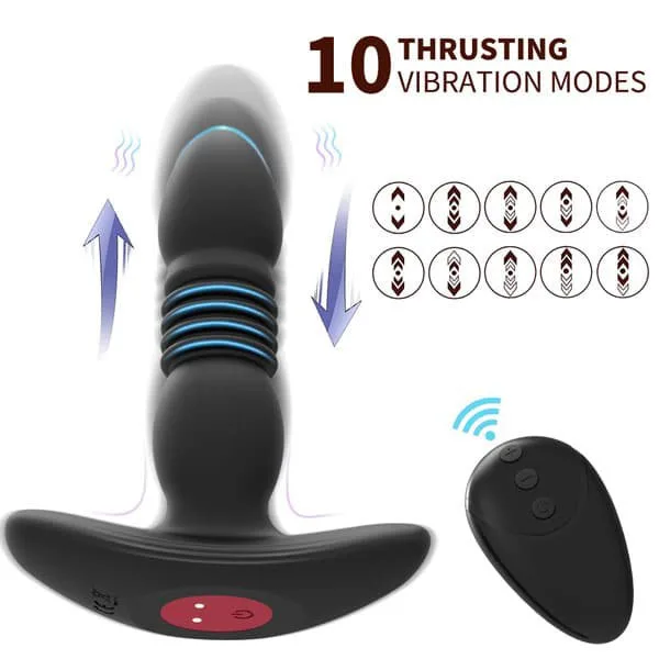 Máy Rung Thụt Tự Động Kích Thích Hậu Môn – 10 Chế Độ Điều Khiển Remote — ảnh 5