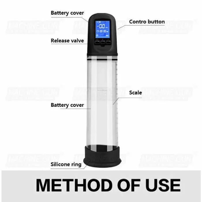 Máy tập tăng kích thước dương vật tự động màn hình LCD - Penis Pump Led Screen Máy tăng kích thước dương vật tự động màn hình LCD uy tín — Thiết kế và chất liệu cao cấp