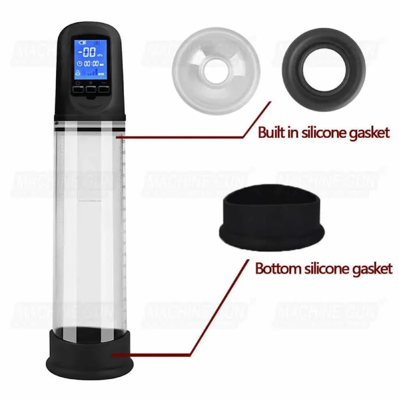 Máy tập tăng kích thước dương vật tự động màn hình LCD - Penis Pump Led Screen Máy tăng kích thước dương vật tự động màn hình LCD uy tín — hình 4