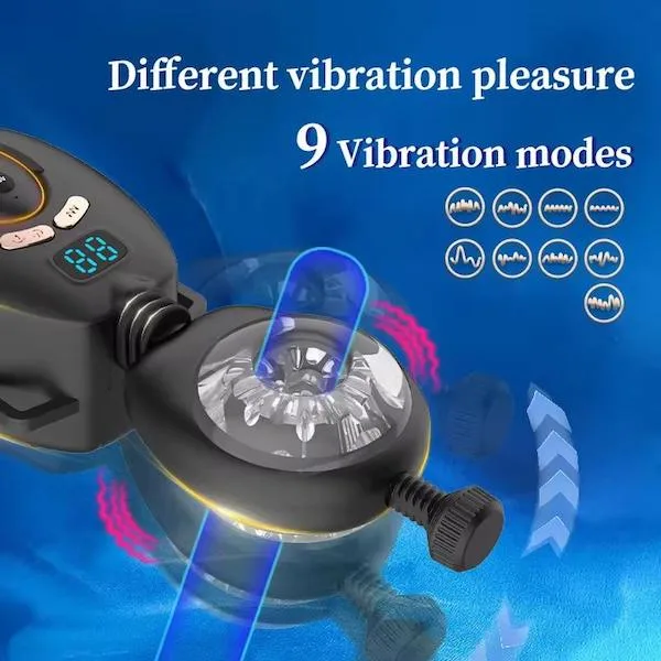 Swing Wagger Máy Thủ Dâm Tập Luyện Dương Vật Tự Động 2 in 1 Swing Wagger Máy Thủ Dâm Tập Luyện Dương Vật Tự Động 2 in 1 — 9 chế độ rung từ nhẹ đến mạnh giúp tăng kích thích và cảm