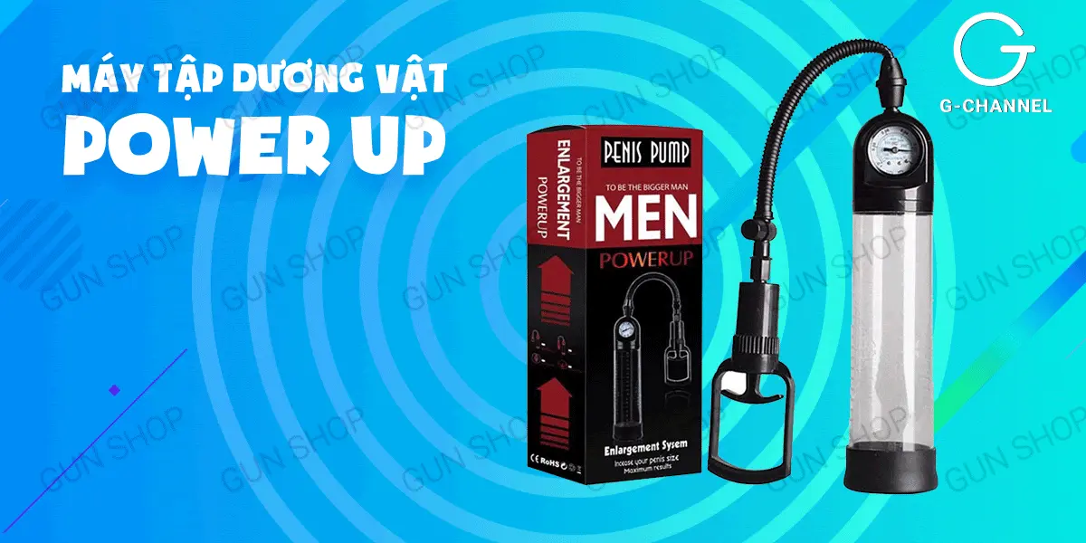 Máy Tập Kích Thước Dương Vật An Toàn Hiệu Quả Men Powerup — ảnh 2