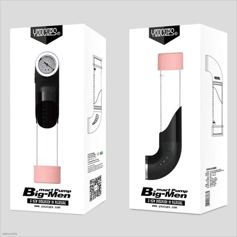 Máy tập tăng kích thước dương vật tự động dùng sạc - Youcups Smart Pump Big-Men — ảnh 9