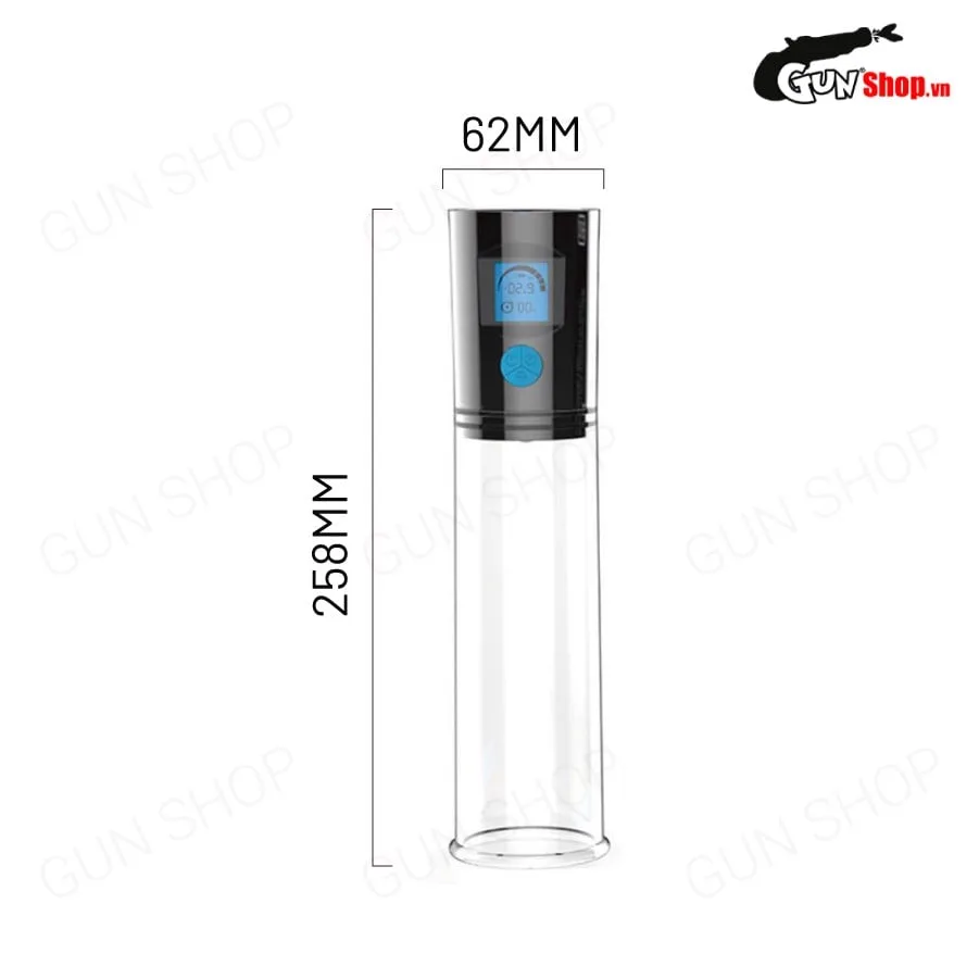 Máy tập tăng kích thước dương vật tự động màn hình LCD - Evo Penis Pump — ảnh 3