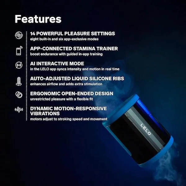 Máy thủ dâm và tập luyện Lelo F2S điều khiển qua app sextoy cao cấp cho nam — ảnh 5