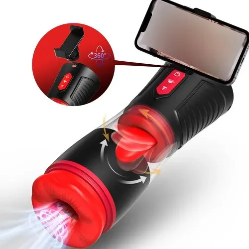 Máy Thủ Dâm Hgod Lưỡi Liếm Xoay 360° – Cốc Thủ Dâm Nam Cao Cấp