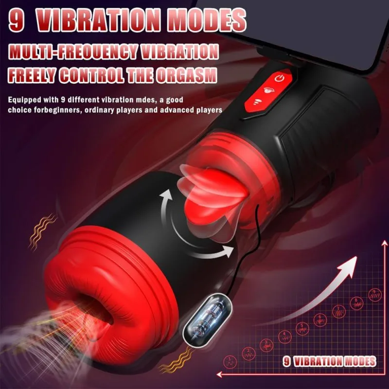 Máy Thủ Dâm Hgod Lưỡi Liếm Xoay 360° – Cốc Thủ Dâm Nam Cao Cấp — ảnh 2