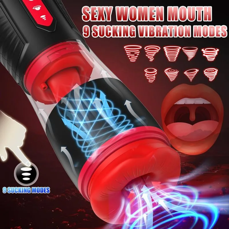 Máy Thủ Dâm Hgod Lưỡi Liếm Xoay 360° – Cốc Thủ Dâm Nam Cao Cấp — ảnh 3
