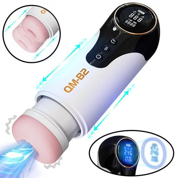 Máy Thủ Dâm QM B2 Rung Thụt Mạnh Mẽ Thăng Hoa Tinh Thần