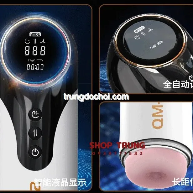 Máy Thủ Dâm QM B2 Rung Thụt Mạnh Mẽ Thăng Hoa Tinh Thần — ảnh 7