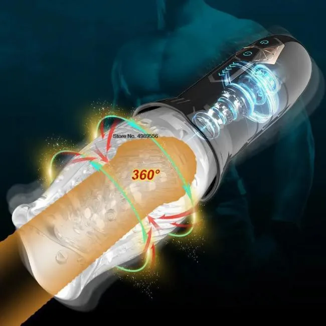 Máy thủ dâm cao cấp tự động xoay tròn bú hút tăng kích thước