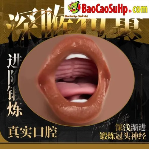 Miệng giả nguyên khối Rishima oral cực đã môi dày gợi cảm 3in1 780g — ảnh 11