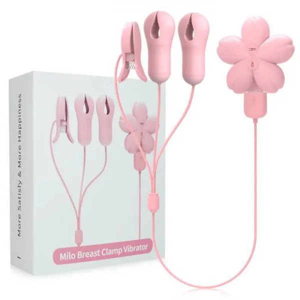 Milo Breast Clamp Bộ Kẹp Vú Kích Thích Nhũ Hoa Và Âm Vật