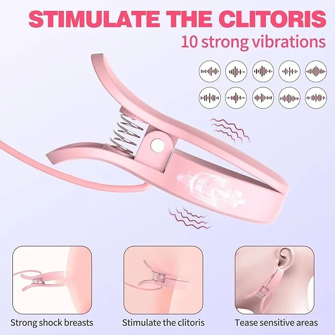 Milo Breast Clamp Bộ Kẹp Vú Kích Thích Nhũ Hoa Và Âm Vật — ảnh 4