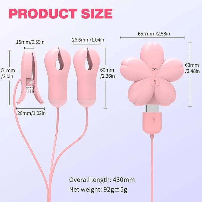 Milo Breast Clamp Bộ Kẹp Vú Kích Thích Nhũ Hoa Và Âm Vật — ảnh 5