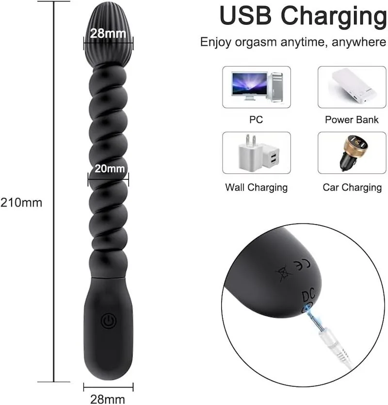Que thụt kích thích âm đạo hậu môn xoắn ren Mizzzee Apple — 5. Thiết kế nhỏ gọn – Tiện lợi, kín đáo, dễ mang theo