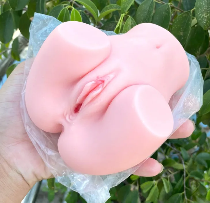 Mông Giả Cầm Tay BJdoll 630g Nguyên Khối Nhỏ Gọn 2 Lỗ Âm Đạo & Hậu Môn Chân Thực — ảnh 2