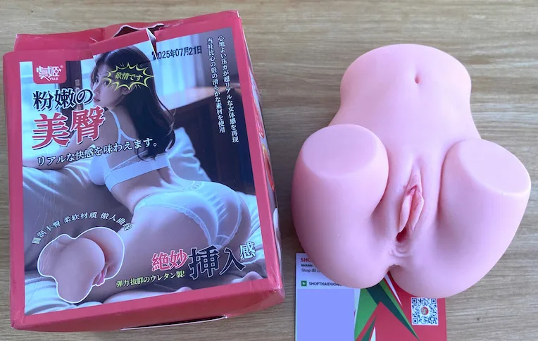 Mông Giả Cầm Tay BJdoll 630g Nguyên Khối Nhỏ Gọn 2 Lỗ Âm Đạo & Hậu Môn Chân Thực — ảnh 4