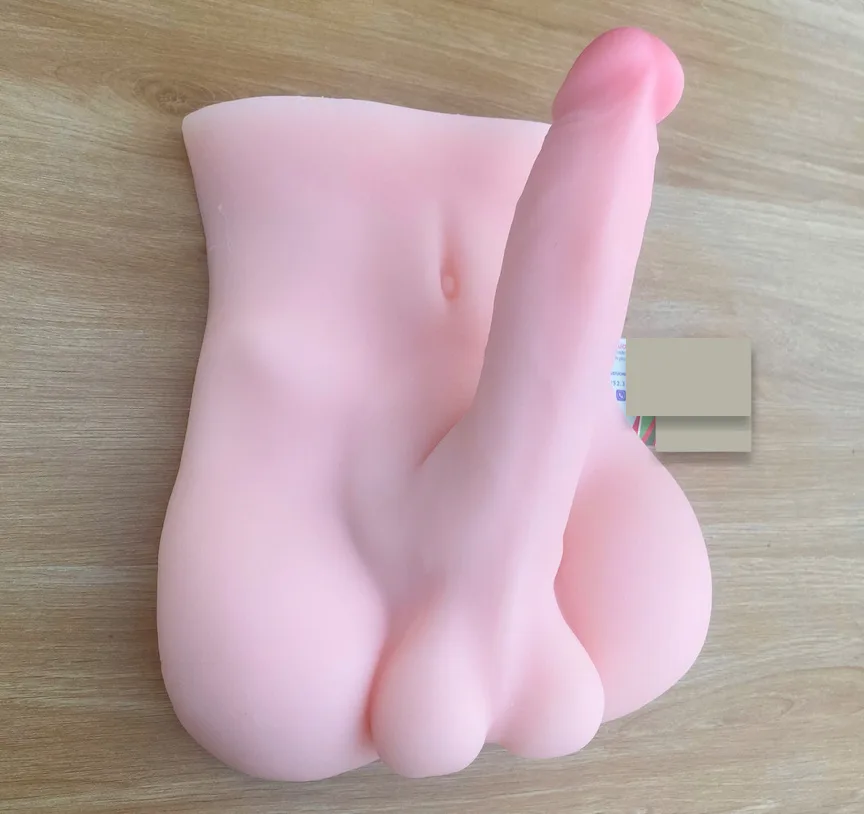 Mông Giả Nam Nguyên Khối 2.5kg Có Dương Vật Silicon 4cm Siêu Mềm Chân Thật — ảnh 2