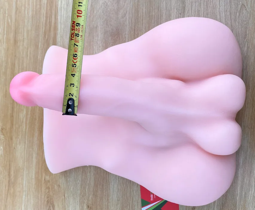 Mông Giả Nam Nguyên Khối 2.5kg Có Dương Vật Silicon 4cm Siêu Mềm Chân Thật — ảnh 5