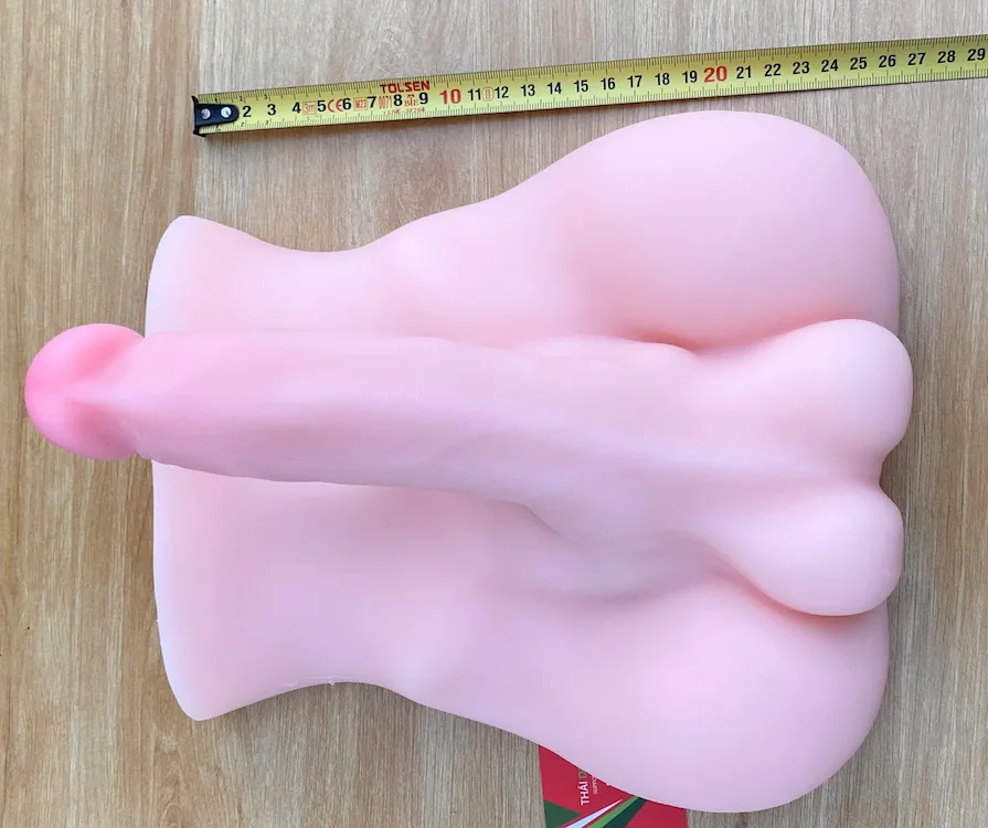 Mông Giả Nam Nguyên Khối 2.5kg Có Dương Vật Silicon 4cm Siêu Mềm Chân Thật — ảnh 7