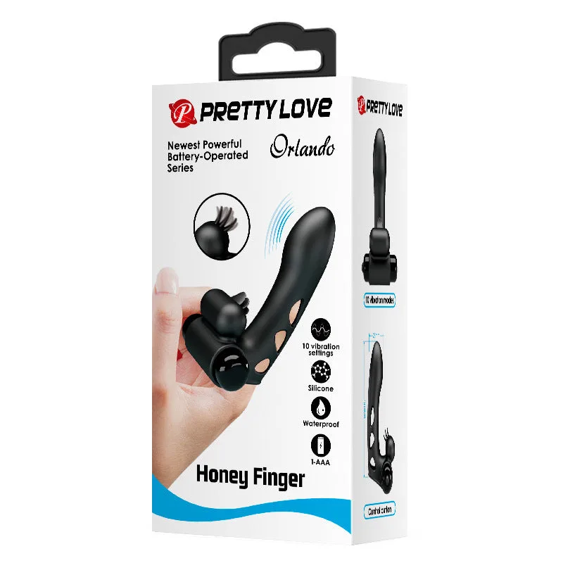 Ngón tay 10 chế độ rung dùng pin - Pretty Love Orlando — ảnh 2