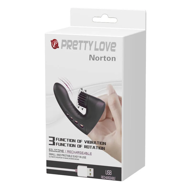 Ngón tay 3 chế độ rung xoay dùng sạc - Pretty Love Magic Drill — ảnh 2