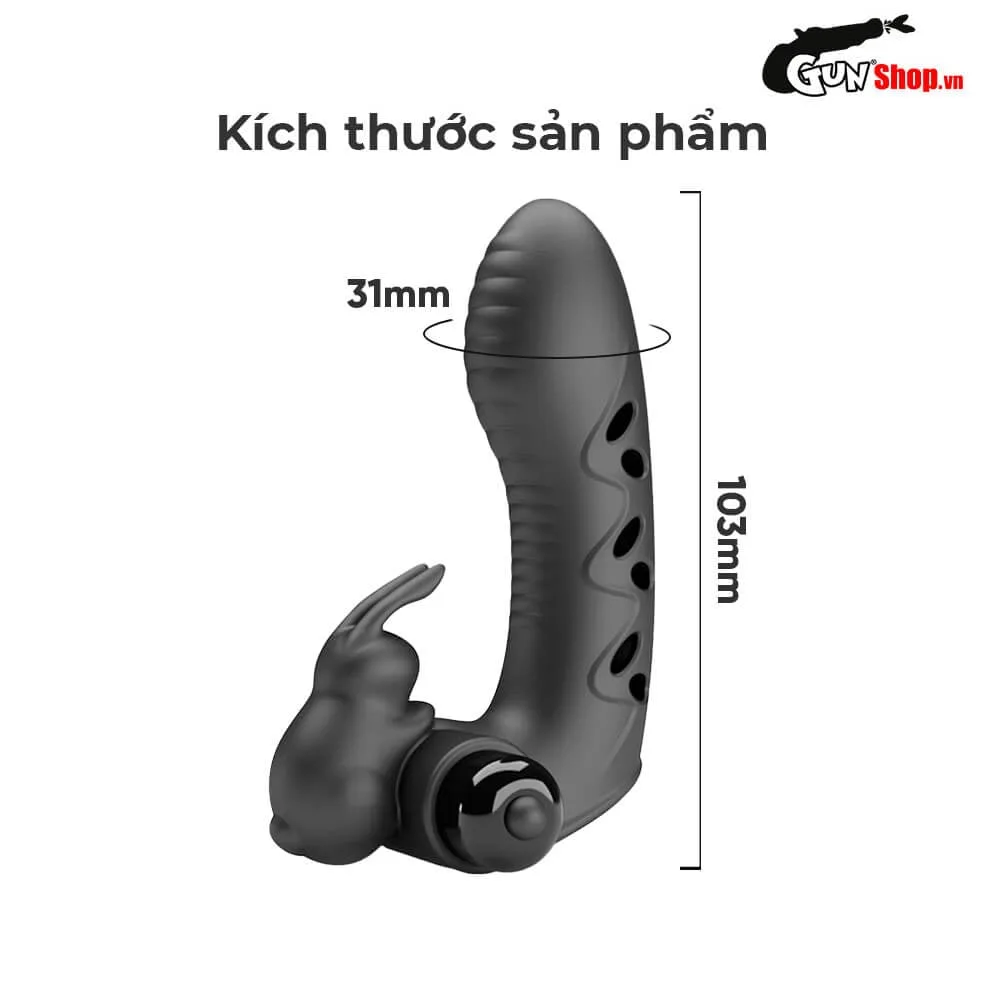 Ngón tay rung 10 chế độ Pin sạc siêu mềm Pretty Love Vance — ảnh 3