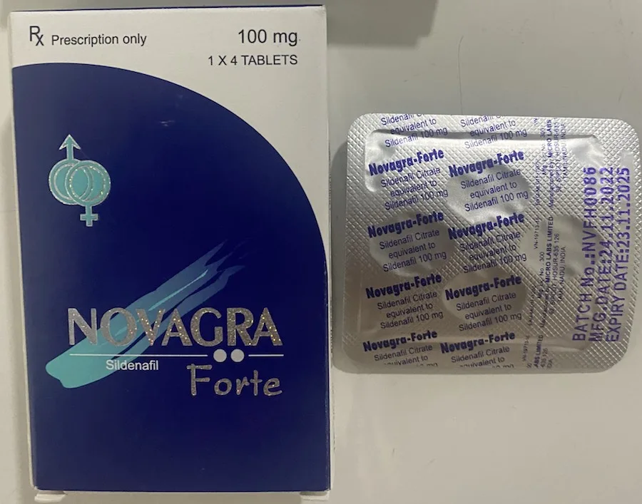 Thuốc Novagra Forte 100mg cương dương Ấn Độ chống xuất tinh — Công dụng nổi bật của Novagra Forte