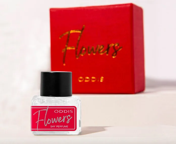 Flowers Oddis đỏ 5ml - Nước hoa vùng kín hương Violet giữ thơm lâu