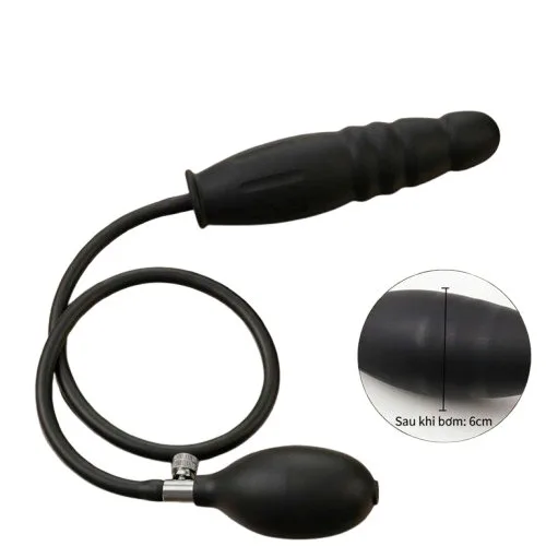 Nút Cắm Hậu Môn Silicon Bơm Hơi Căng Phồng Kích Thích Cho Gay — ảnh 4