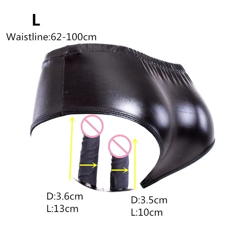 Đồ chơi sextoy gắn quần lót da PU cho les thỏa mãn — ảnh 4