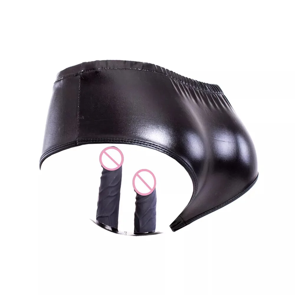 Đồ chơi sextoy gắn quần lót da PU cho les thỏa mãn — ảnh 6