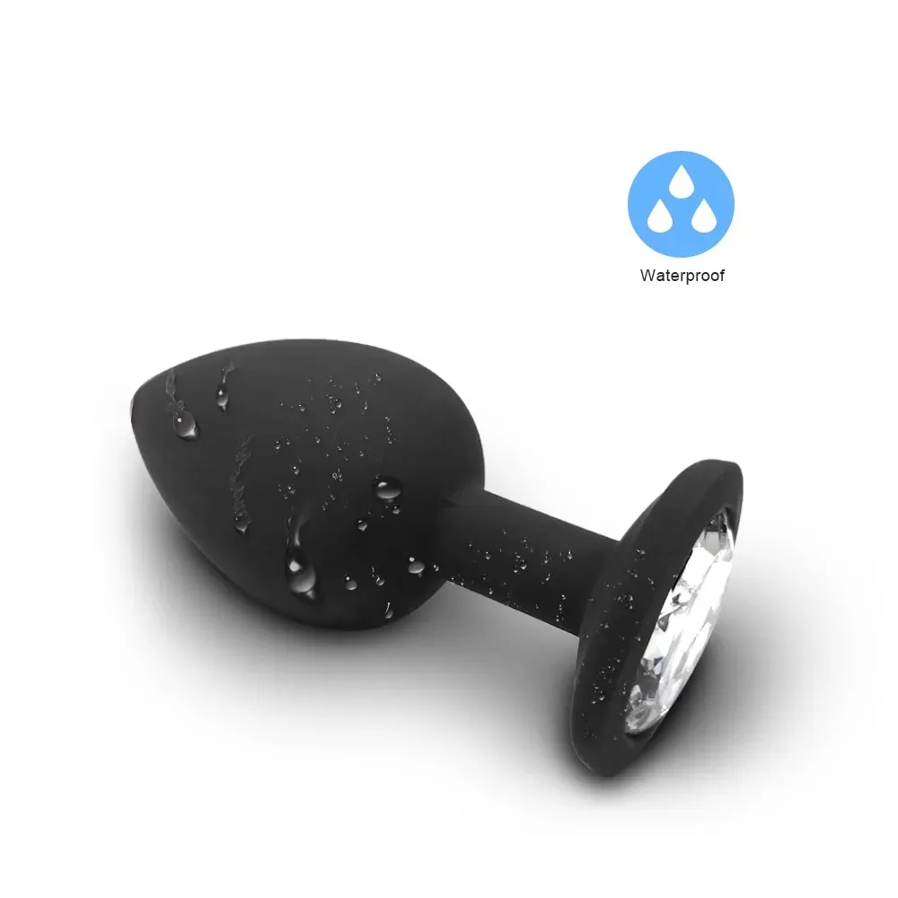 Phích cắm hậu môn silicone đa kích thước an toàn không rung — hình 4