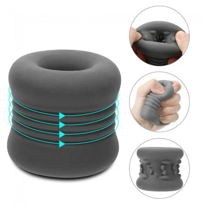 Ống silicon gân tăng khoái cảm thủ dâm kèm kéo dài thời gian quan hệ